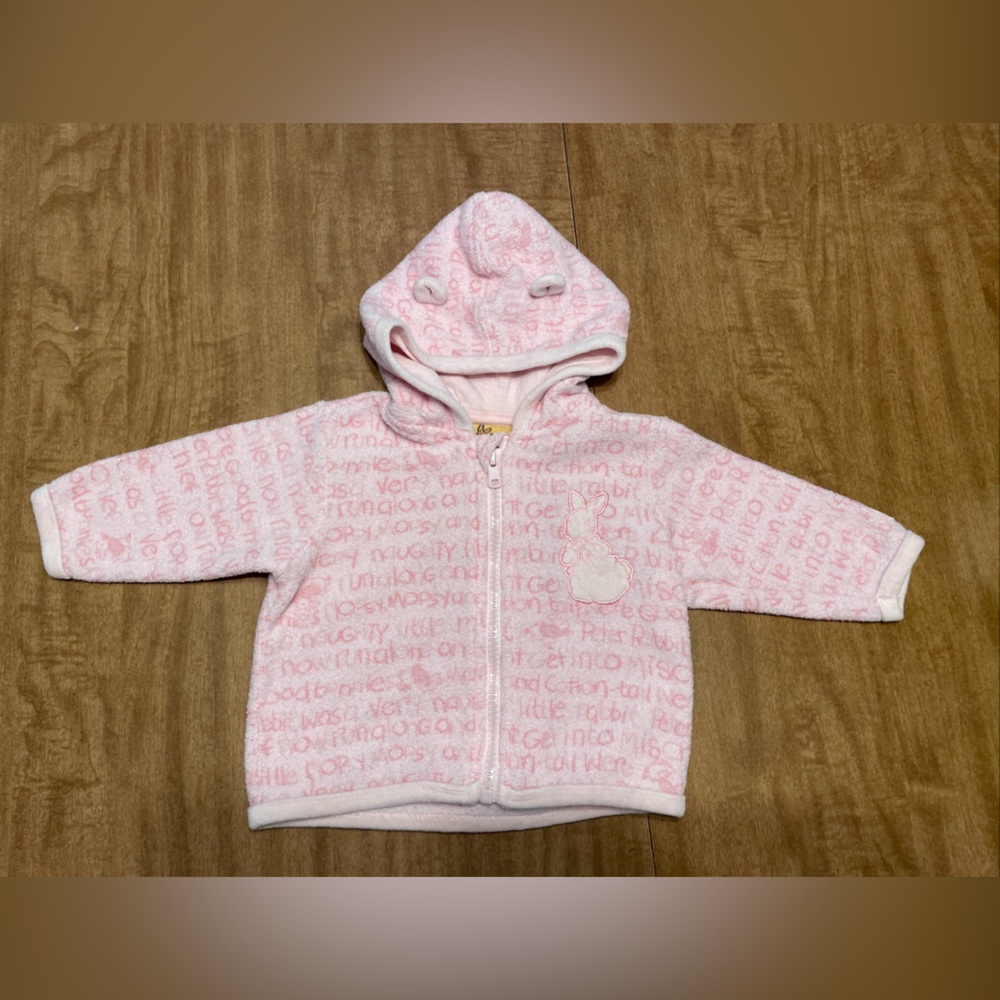 Vintage Baby Girl Peter Rabbit Hoodie